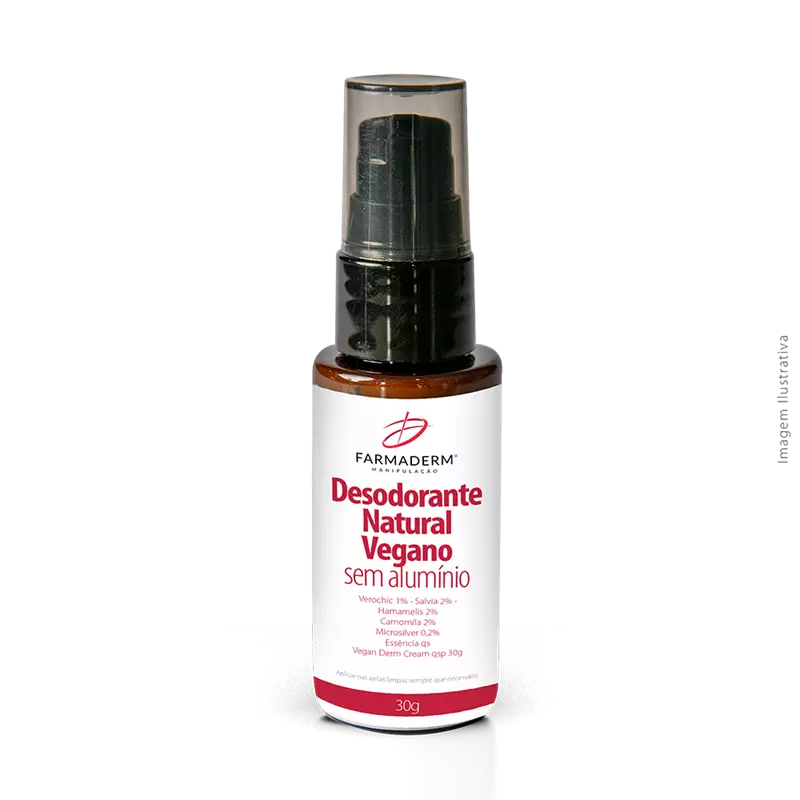 Desodorante Natural Vegano sem Alumínio 30g