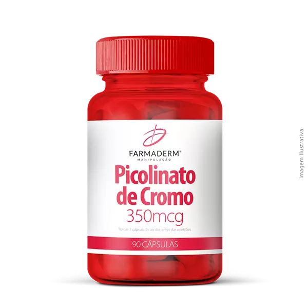 Picolinato de Cromo 350mcg 90 cápsulas Picolinato de Cromo 350mcg 90 cápsulas