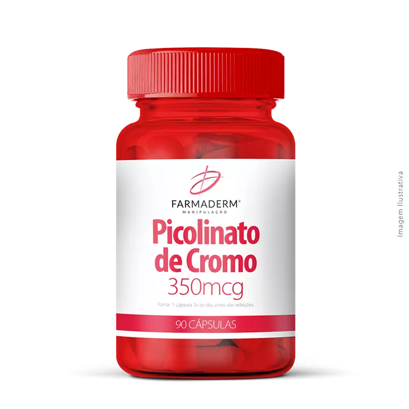 Picolinato de Cromo 350mcg 90 cápsulas 