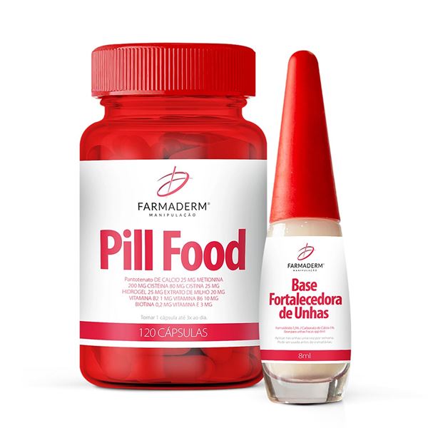 Kit Pill Food + Base Fortalecedora