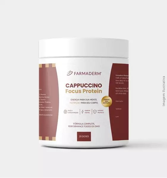 Cappuccino Focus Protein (Pote + Dosador)  20 Doses 