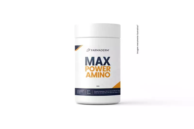Max Power Amino (Pote + Dosador) � 30 Doses | Sabor Tangerina 